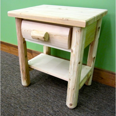 Cedar deals bedside table
